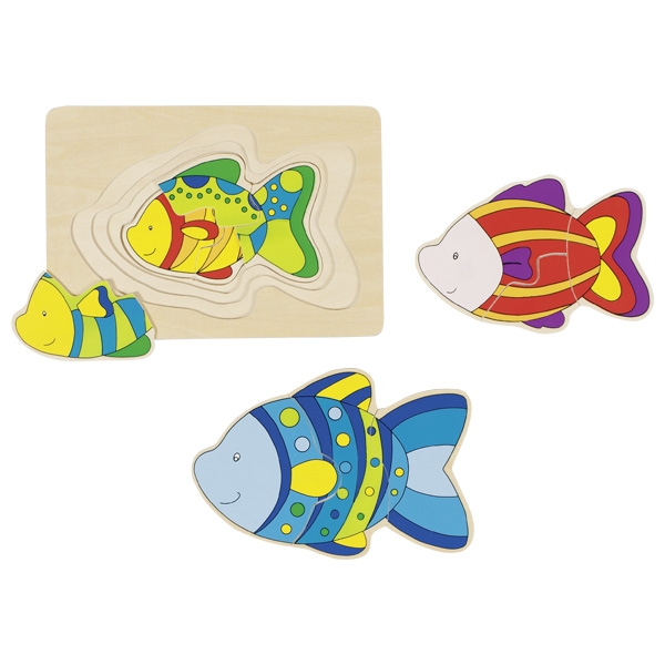 Goki Schichtenpuzzle - Fisch von Gollnest & Kiesel