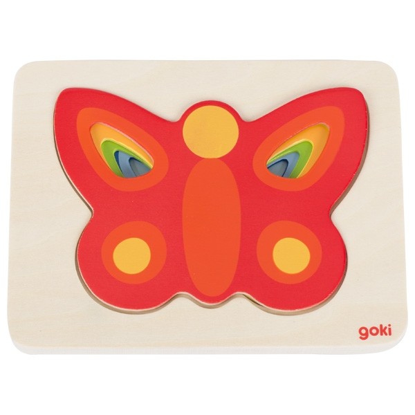 Goki Schichtenpuzzle - Schmetterling von Gollnest & Kiesel