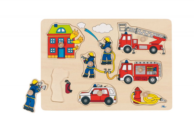 Goki Steckpuzzle - Feuerwehr von Gollnest & Kiesel