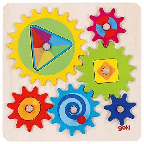 Goki 58428 Gear Set II 3D-Puzzles, Mehrfarbig von goki