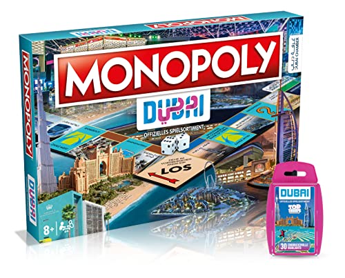 Monopoly - Dubai + Top Trumps Kartenspiel von Gomazing