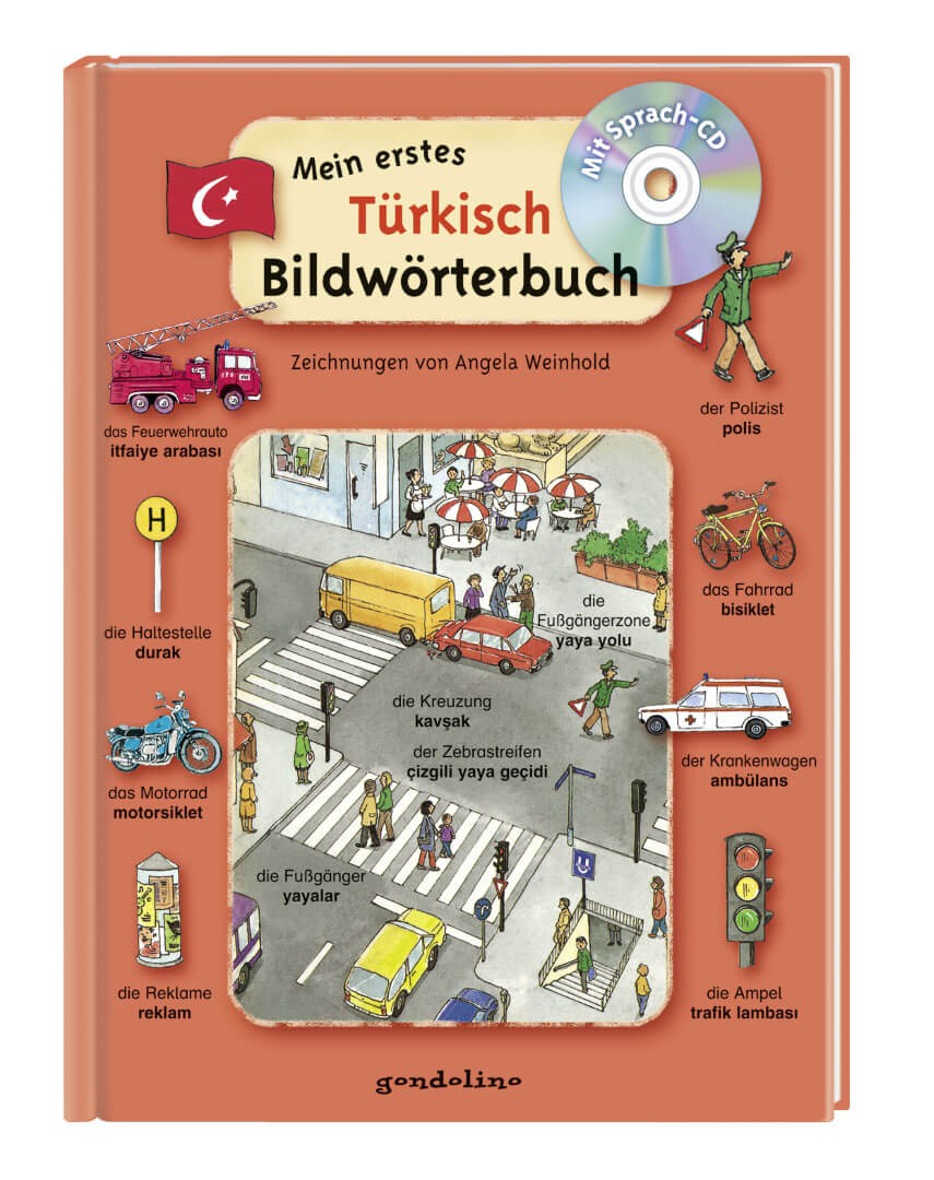 Mein erstes Türkisch Bildwörterbuch + CD von gondolino