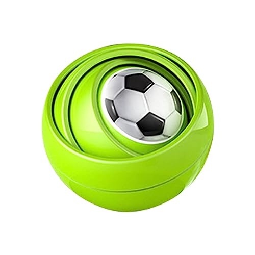 3D Multi Layer Rotation Flip Ball Stressabbau Fingerspitzen Rollspielzeug Büro Zuhause Reisen, Kunststoff (Fußball) von Gonetre