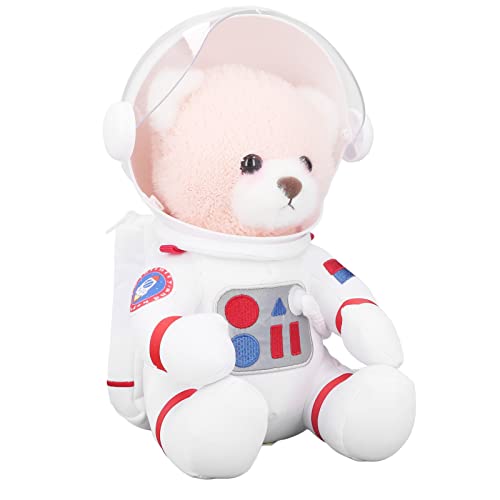 Gonetre 11,81 Zoll Space Bear Stofftier Kleine Tasche Entzückende Cartoon-Bär-Puppe aus Daunenbaumwolle Als Geburtstagsgeschenk Braune Puppen und Stofftiere 31 * 20 * 18 cm von Gonetre
