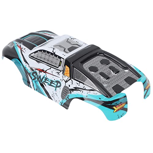 Gonetre Auto Karosserie Shell Rahmen Rc Auto Karosserie Shell PVC Ersatzteile Hohe Schlagfestigkeit Auto Karosserie Shell Rahmen Scy 16101pro 1/16 Rc Cars Rose Red (Cyan) von Gonetre