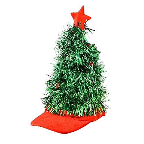 Gonetre Weihnachtsbaum-Hut, Leicht, für Weihnachten, Party, Kopfbedeckung, Festliches Zubehör für und Erwachsene von Gonetre