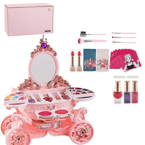 Mädchen-Make-up-Set, Prinzessinnen-Kosmetik-Make-up-Set, -Make-up-Set, Rollenspiel, Make-up-Spielzeug für , Mädchen-Spielzeug (Ohne Puppe) von Gonetre