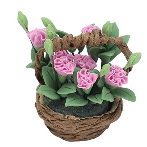 Miniaturblumen, Exquisites Äußeres, Lebendiges Design, Feine Verarbeitung, Miniatur-Puppenhauspflanzen von Gonetre