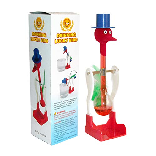 Non Stop Trinkvogel-Schreibtischspielzeug, Dippy Bird, Neuartiges Trinkwasser-Schreibtischspielzeug, Non Stop Liquid Drinking Glass Bird für Mädchen 3 4 5 6 7 8 9 10 Jahre Alt Non Stop Trinkvogel-Schreibtischspielzeug, Dippy Bird, Neuartiges Trinkwasser-Schreibtischspielzeug, Non Stop Liquid Drinking Glass Bird für Mädchen 3 4 5 6 7 8 9 10 Jahre Alt von Gonetre