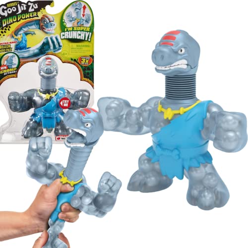 GOO JIT Zu Dino Power S3 Brachiosaurus Braxor - Squishy, Super-Dehnbar und mit Einzigartiger Füllung – Ultra Selten von Goo Jit Zu