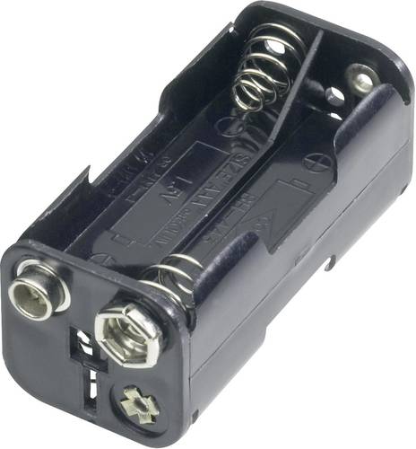 Goobay 11990 Batteriehalter 4x Micro (AAA) Druckknopfanschluss (L x B x H) 54.5 x 26 x 24.5mm von Goobay