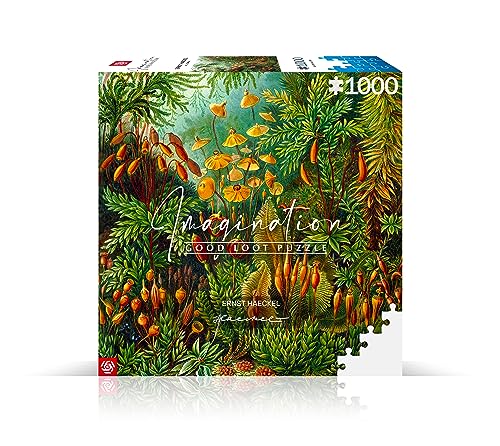 Good Loot Jigsaw Puzzle Imagination Series Ernst Haeckel Muscinae Detailed Image Bright Colors Durable Product Numerous Hours of Fun Family Entertainment 1000 Elementens 68x48 cm von Good Loot