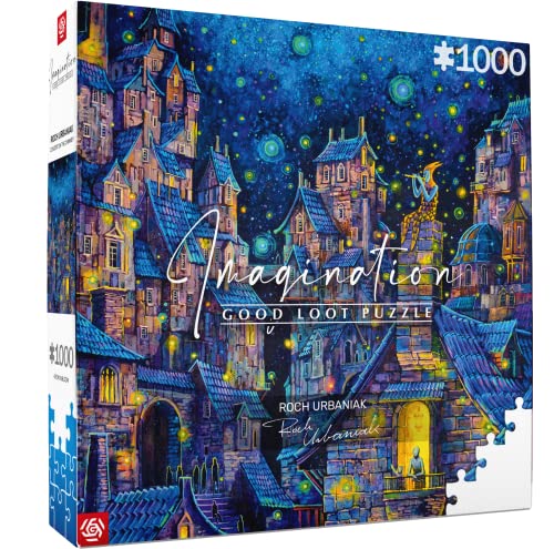 GOOD LOOT Puzzle Imagination Series Roch Urbaniak Concert on The Chimney Detailed Picture Durable Product Numerous Hours of Fun Family Entertainment 1000 Pieces 68 x 48 cm von Good Loot