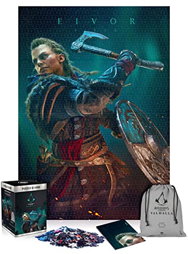 Good Loot 1062435 Assassins Puzzle Teile, Assassin's Creed Valhalla Female Eivor, 1500 pcs von Good Loot