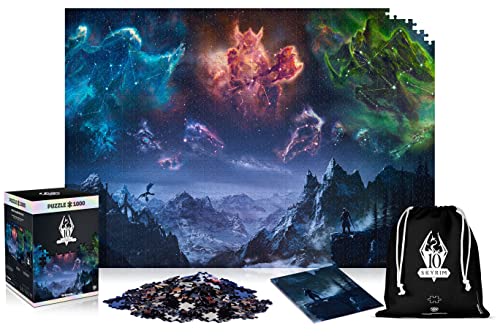 Good Loot 1109447 Puzzles, Skyrim 10th Anniversary, 1000 pcs von Good Loot