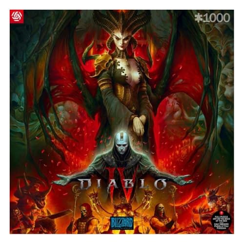 Good Loot Gaming: Diablo IV Lilith - 1000 Piece Jigsaw Puzzle - Game Puzzle - Screen Effect - for Video Game Fans - Gamer Puzzle -for Adults and Children 12+ - 27" X 19" von Good Loot