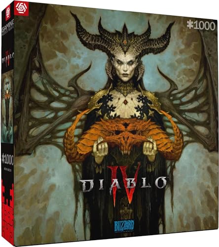 Good Loot Gaming: Diablo IV Lilith - 1000 Piece Jigsaw Puzzle - Game Puzzle - Screen Effect - for Video Game Fans - Gamer Puzzle -for Adults and Children 12+ - 27" X 19" von Good Loot