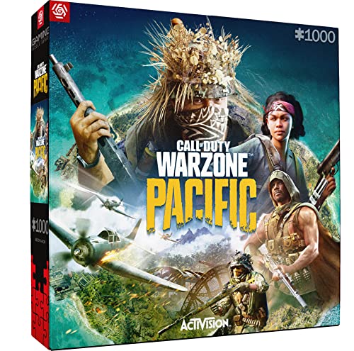 Good Loot Gaming Puzzle Call of Duty Warzone Pacific 1000 Spiel-Artwork für Erwachsene und Teenager Puzzlespiel Computerspiel Inspiriert Durch ein Computerspiel Spielepuzzles | 1000 Teile | 68 x 48 cm von Good Loot