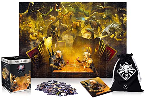 Good Loot 1062440 (Wiedźmin) Puzzle, Teile, The Witcher Playing Gwent, 1000 pcs von Good Loot