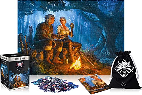 Good Loot The Witcher: Journey of Ciri 1000 Teile Puzzle inklusive Poster und Tasche 68 x 48 für Erwachsene und Kinder ab 14 Jahren ideal für Weihnachten und Geschenk S 1101074 von Good Loot