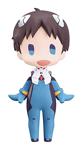 Good Smile Company Rebuild of Evangelion Hello! Actionfigur Shinji Ikari 10 cm, Mehrfarbig, G94451 von Good Smile Company