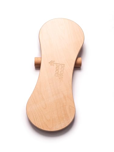 Good Wood Balance Board Für Kinder Gleichgewichtsboard Indoorboard Trickboard 49 x 20 cm von Good Wood