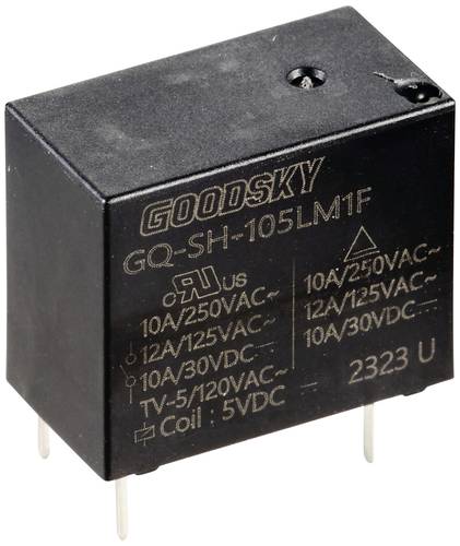 GoodSky GQ-SH-105LM1F Printrelais 5 V/DC 10A 1 Schließer von GoodSky