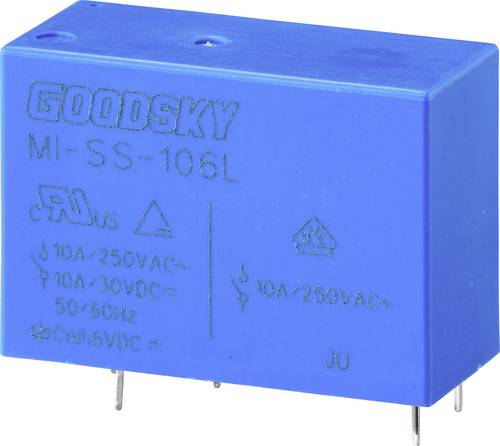 GoodSky MI-SS-106L Printrelais 12 V/DC 10A 1 Wechsler von GoodSky