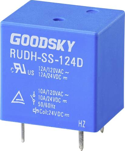 GoodSky RUDH-SS-124D Printrelais 24 V/DC 12A 1 Wechsler Tray von GoodSky