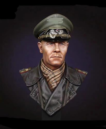 1/10 WW2 German Commander Resin Bust Model Kit Unbemalte und unmontierte Miniatur Resin Modellteile // M1Q9x-11 von GoodYouth