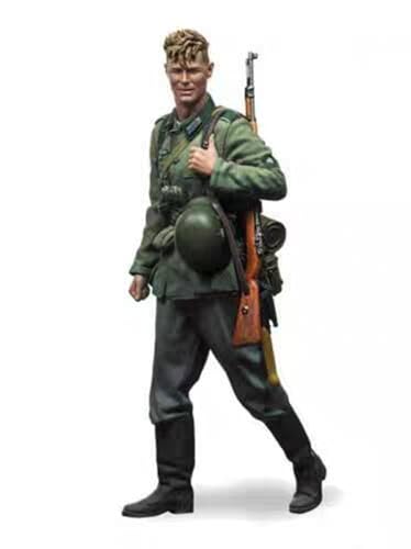 1/16 WW2 Deutscher Soldat Resin Modellbausatz Unbemalte und unmontierte Miniatur Resin Modellteile // M7Q9x-1 von GoodYouth