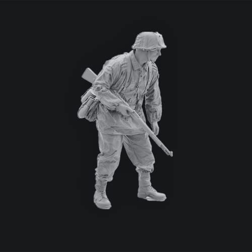 1/16 WWII Deutscher Soldat Figur Resin Figure Kit Miniatur-Harzteile // ef7j-5 (unmontiert und unbemalt) von GoodYouth