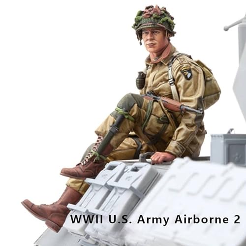 1/16 WWII Panzersoldat Modellbausatz aus Resin Unbemalt und unmontiert Miniaturmodellbausatz aus Resin (ohne Panzer) //B5x6S1 von GoodYouth