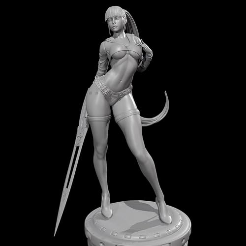 1/24 Ancient Female Samurai Warrior Resin Model Kit Unbemalt und unmontiert Miniatur Resin Model Kit // O9H7C3 von GoodYouth