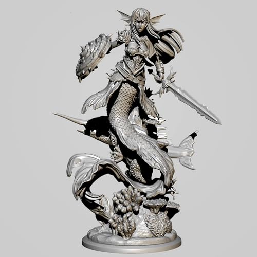 1/24 Ancient Female Warrior Resin Model Kit Unbemalte und unmontierte Miniatur Resin Modellteile (VT5O-49) von GoodYouth