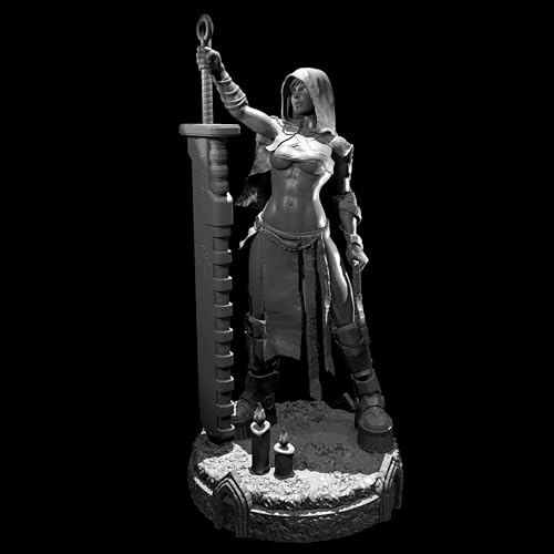 1/24 Ancient Female Warrior Soldier Resin Model Kit Unbemalt und unmontiert Miniatur Resin Model Parts // kj9Q-5 von GoodYouth