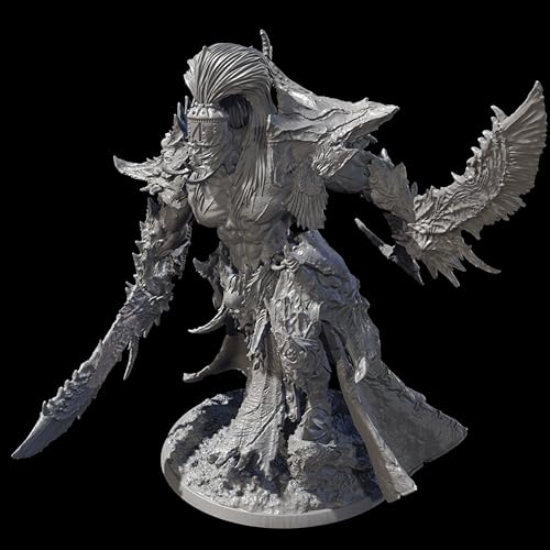 1/24 Ancient Hell Samurai Warrior Resin Model Kit Unbemalt und unmontiert Miniatur Modellbausatz aus Resin // O9H5C2 von GoodYouth