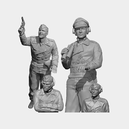 1/35 WWII Soldat Modellbausatz aus Resin Unbemalt und unmontiert Miniaturmodellbausatz aus Resin // O9H5C1 von GoodYouth