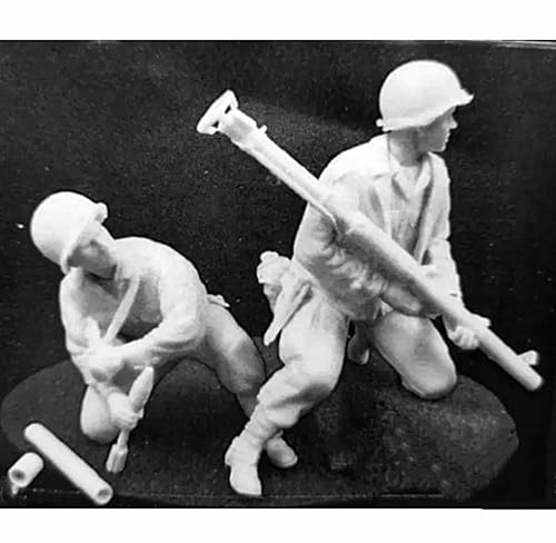 1/35 WWII Soldier Resin Model Kit ，Unpainted and Unassembled Miniature Resin Model Kit (2 Person) // H9x3A1 von GoodYouth