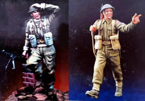 1/35 WWII Soldier Resin Model Kit ，Unpainted and Unassembled Miniature Resin Model Kit (2 Person) // H9x3A10 von GoodYouth