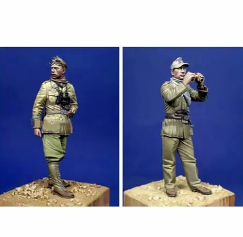 1/35 WWII Soldier Resin Model Kit ，Unpainted and Unassembled Miniature Resin Model Kit (2 Person) // H9x3A8 von GoodYouth