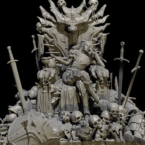 70mm Hell's Ancient Queen Kriegerin Resin Modellbausatz unbemalt und unmontiert Resin Miniaturen Bausatz //A7fU1 von GoodYouth