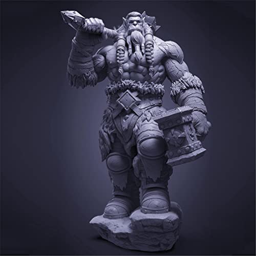 82 mm Ancient Tribal Orc Warrior Resin Figure Kit Miniatur-Harzmodellbausatz // 8W1-9 (unmontiert und unbemalt) von GoodYouth