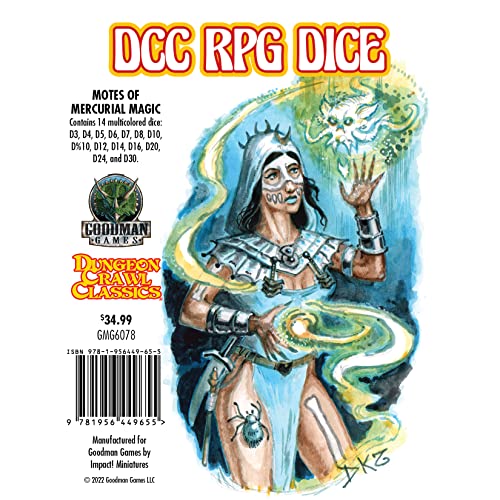 DCC Dice - Motes of Mercurial Magic von Goodman Games