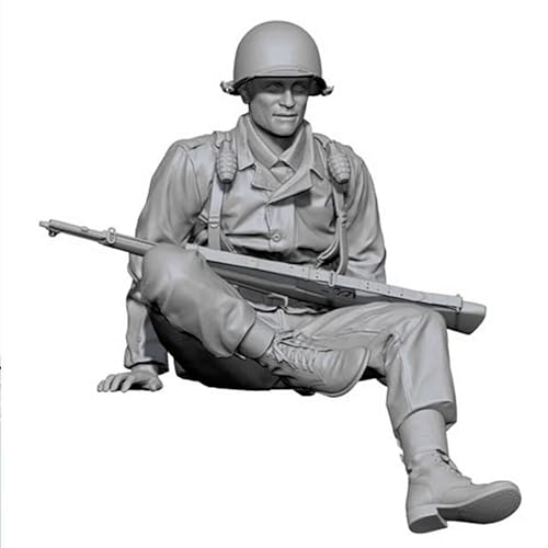 1/16 Unbemalt und unmontiert Resin Soldier Model Kit WWII Tank Soldier Resin Model Kit (No Tank) // R7t2X6 von Goodmoel