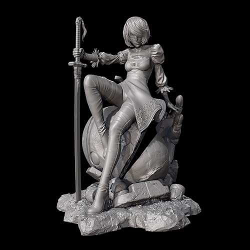 1/24 Unbemalt und unmontiert Resin Soldier Model Kit, Ancient Female Warrior Resin Soldier Model Kit //R7t5X14 von Goodmoel