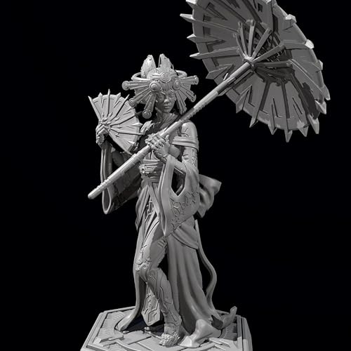 1/24 Unbemalt und unmontiert Resin Soldier Model Kit, Ancient Female Warrior Resin Soldier Model Kit //R7t5X17 von Goodmoel