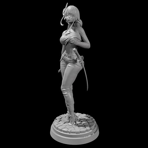 1/24 Unbemalt und unmontiert Resin Soldier Model Kit, Ancient Female Warrior Resin Soldier Model Kit //R7t5X4 von Goodmoel