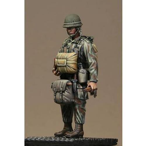 1/24 Unbemalt und unmontiert Resin Soldier Model Kit， WWII Soldier Resin Soldier Model Kit // R8Q6L3 von Goodmoel