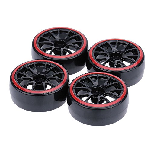 GoolRC 4pcs Satz 1 10 Drift Car Tires Harte Reifen für Traxxas Tamiya HSP HPI Kyosho auf der Straße Treiben Auto von GoolRC